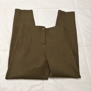 Elegant Olive Women's Trousers